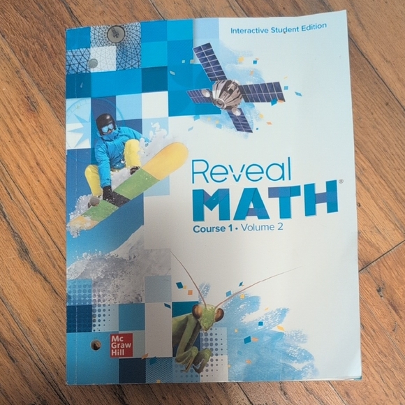 Reveal Math Course 1 Volume 2 - 6th Grade Math Book - Picture 1 of 6